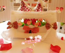 Recreation House Cute Plaid Pearl Switch Bead Curtain Switch Sticker Decorative Wall Sticker