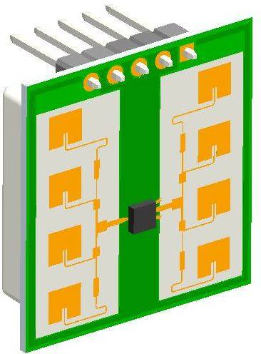 Ruida Technology 24GHz Micro Radar Sensor USRR187 Human Body Induction Car Diversion Parking
