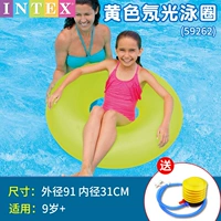 【【Желтое плавание кольцо [весом 120 фунтов]