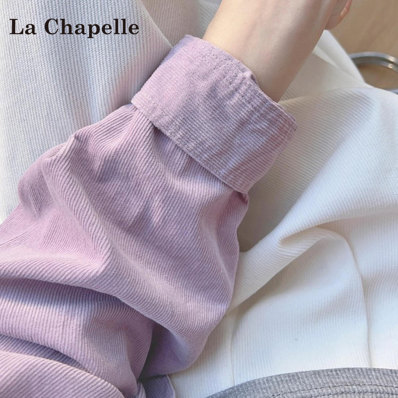 La Chapelle Corduroy Long-Sleeve Shirt for Petite Women, 2026 Summer New Style, Loose and Lazy Style, Brushed Top La Chapelle Corduroy Long-Sleeve Shirt for Petite Women, 2026 Summer New Style, Loose and Lazy Style, Brushed Top