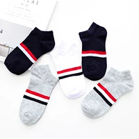 Vớ nam mùa hè vớ siêu mỏng Chất liệu cotton khử mùi thấm hút mồ hôi nam bằng sợi tre. tất