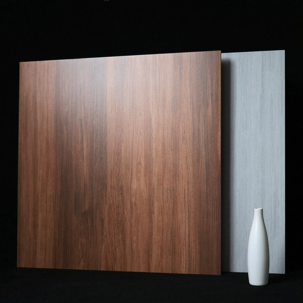 Matte wood grain 800x800 living room antique brick bedroom imitation solid wood tile Tea House dining room non-slip floor tiles