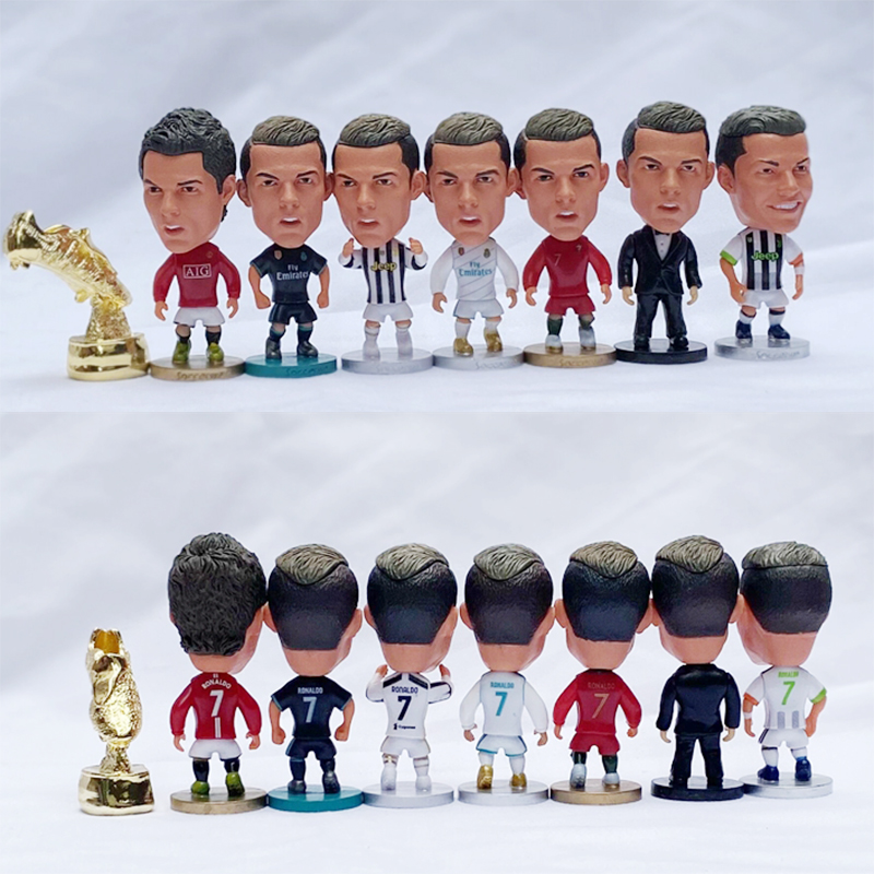 Football doll star decoration model Figure doll toy C Luo Juve Manchester United Real Madrid Portugal