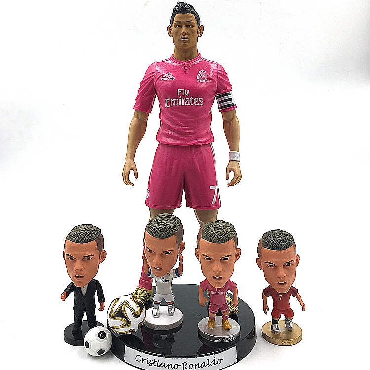 Star doll Real Madrid Ronaldo away pink Ronaldo gold Ronaldo costume Portuguese Ronaldo doll