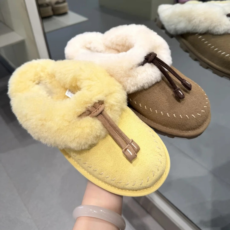 Sangpo Snow Shoes, New Autumn Model, Women's Flat Round-Toe Slip-On Shoes, Casual Shoes, Small Chicken Yellow Furry Slippers Sangpo Snow Shoes, New Autumn Model, Women's Flat Round-Toe Slip-On Shoes, Casual Shoes, Small Chicken Yellow Furry Slippers