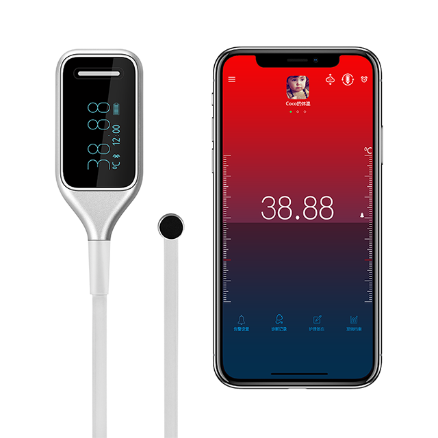 Anconercha Burning Treasure Intelligent Electronic Thermometer for Elderly Children Home Thermometer Fever early warning management