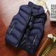Mùa thu đông nam xuống áo vest cotton trẻ trung Phiên bản Hàn Quốc xu hướng rộng kích cỡ áo ấm vest vest - Áo vest cotton vest trung niên