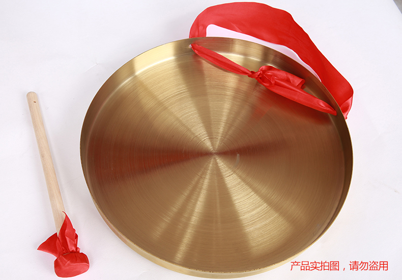 Xidian ring đồng thau nhỏ cymbals nhạc cụ tay treble tay treble nhỏ 21 cm 锣 锣 锣 - Nhạc cụ dân tộc dan ty ba