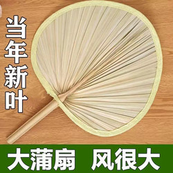 Big cattail leaf fan banana Fan Jigong fan Old Man old-fashioned handmade cattail leaf fan banana fan dance fan brown leaf barbecue fan