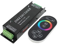 Hot sale DMX512 decoder DMX512 signal decoder LED light bar decoder with remote control