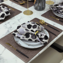 Eurostyle Dining Mat Waterproof Anti-Wash Western Dining Mat Pvc Bowl Cushion Home Plate Mat Burn-Proof Heat Insulation Mat Table Mat