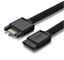 Green United sata3 0 extension cable 7p Serial Port hard disk data extension cord SATA male to female data line 0 5 meters