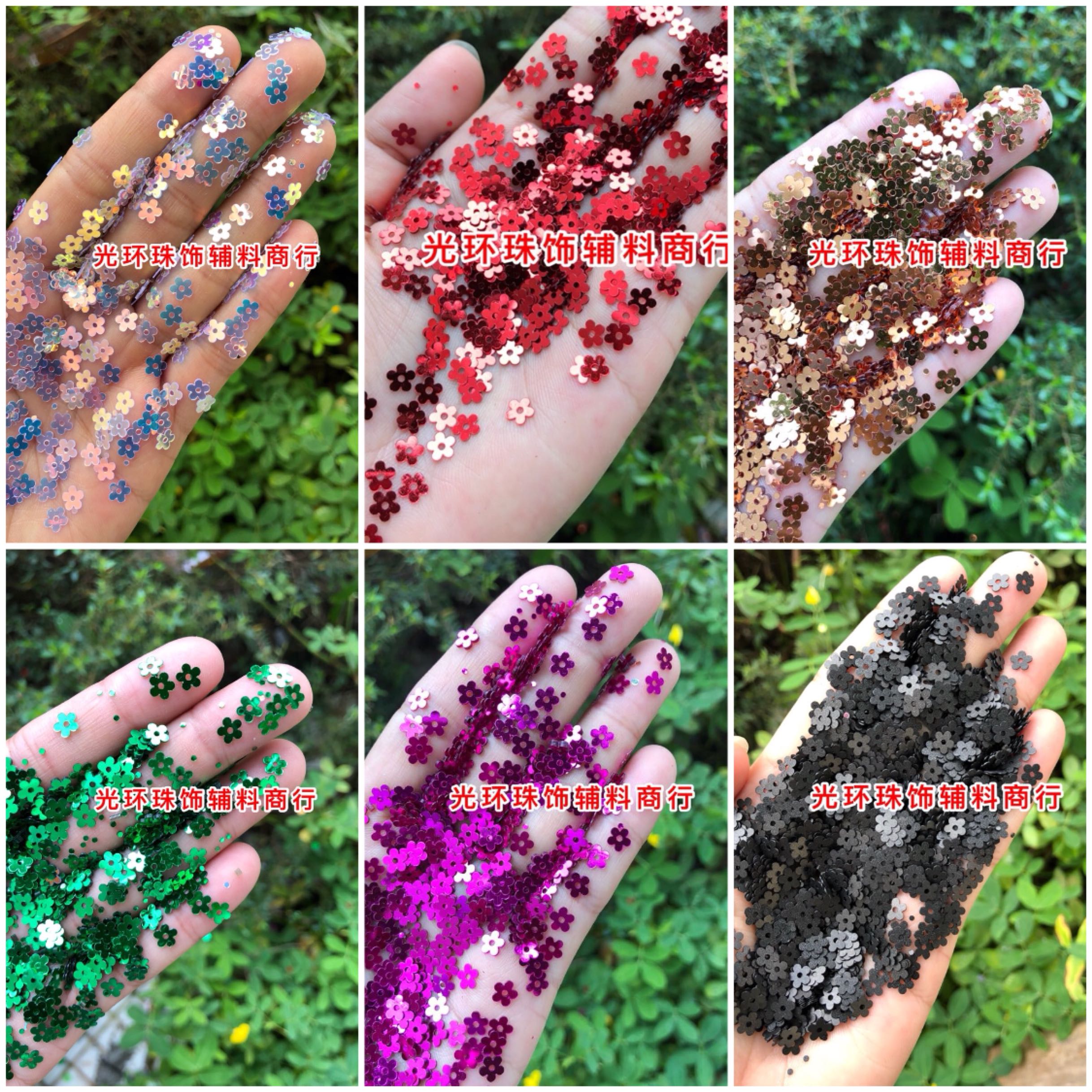 DIY Material 5mm Little Pigmy Pigment Flat Flat Flat Flat Flat Flat Material Handmade Material Color Pigment Blossom Little Flower Details
