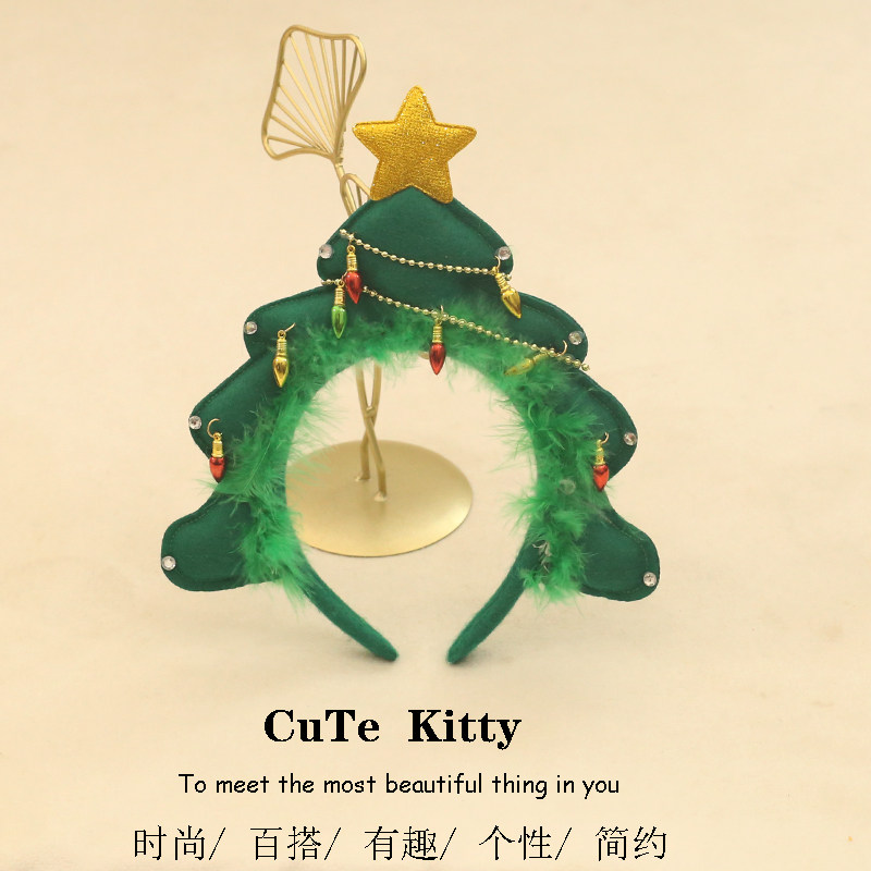  食颜派 鹿角金色带铃铛发箍 1个【把灵动戴在头上,让可爱感一键拉满】