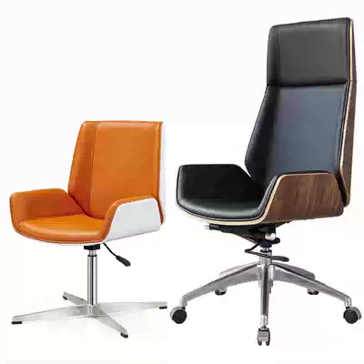 Bossing cheer office chair simple manager chair modern paint conference chair big class swivel chair leather computer chair