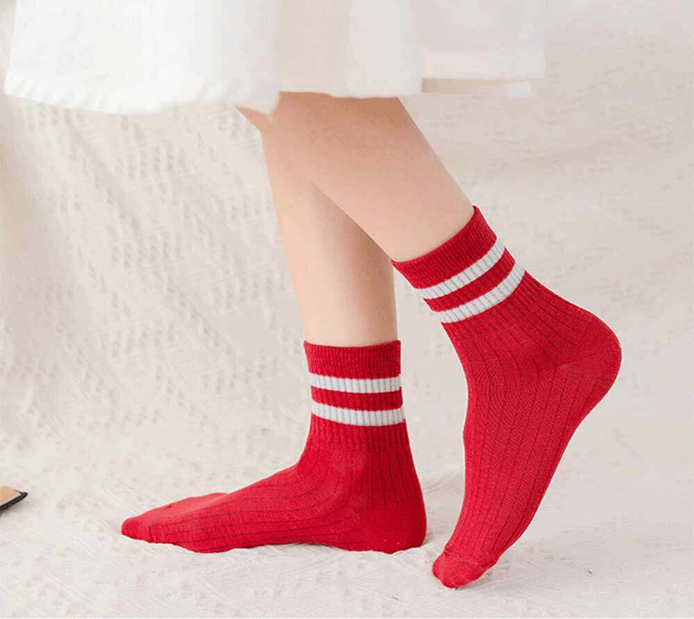 короткие носки 5pairs socks women winter warm socks for women new year cute &be