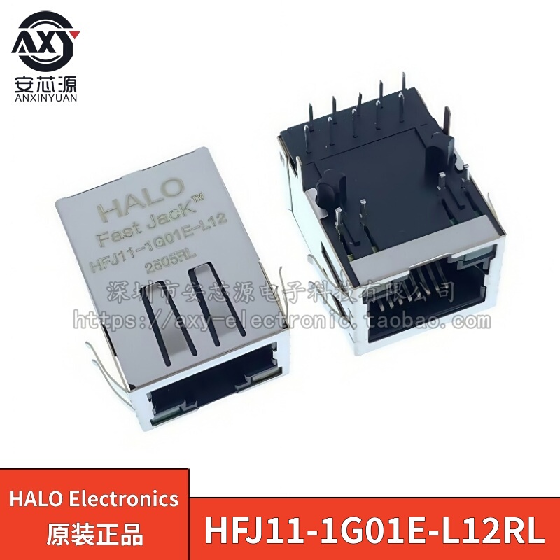 Original Genuine Hfj11-1G01E-L12Rl Rj-45 Network Transformer Connection Port Socket with Light