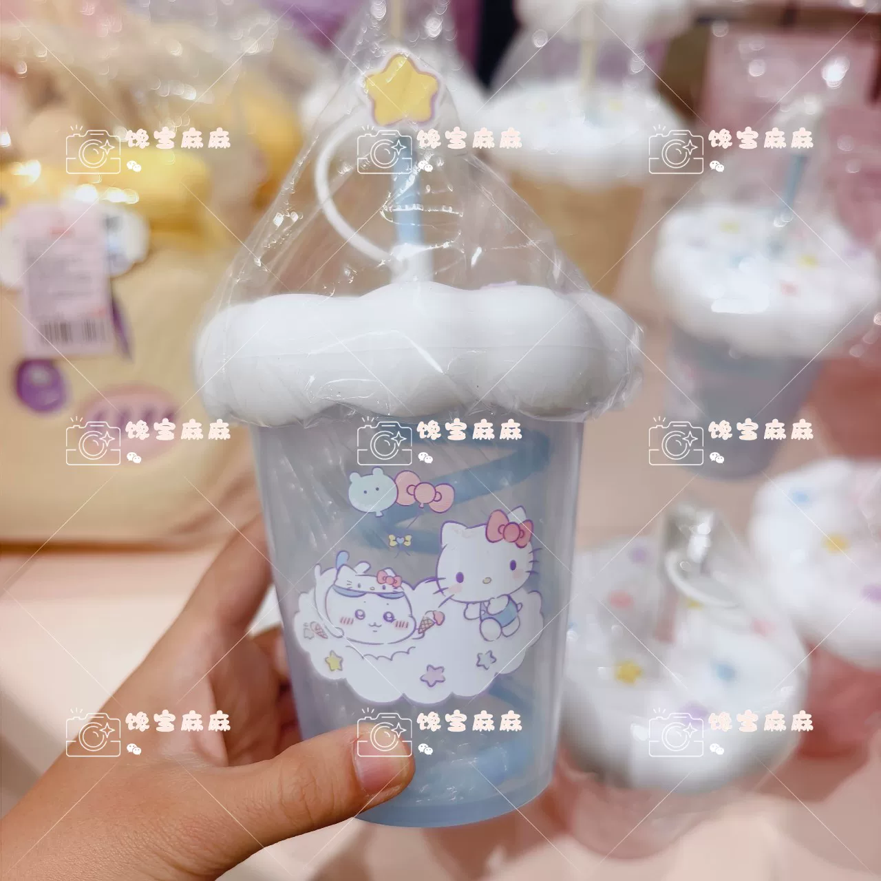 Плюшевая подвеска-подвеска для коробки сюрпризов с ко-брендом Miniso Chiikawa из семьи Sanrio, подвесной декоративный молоток