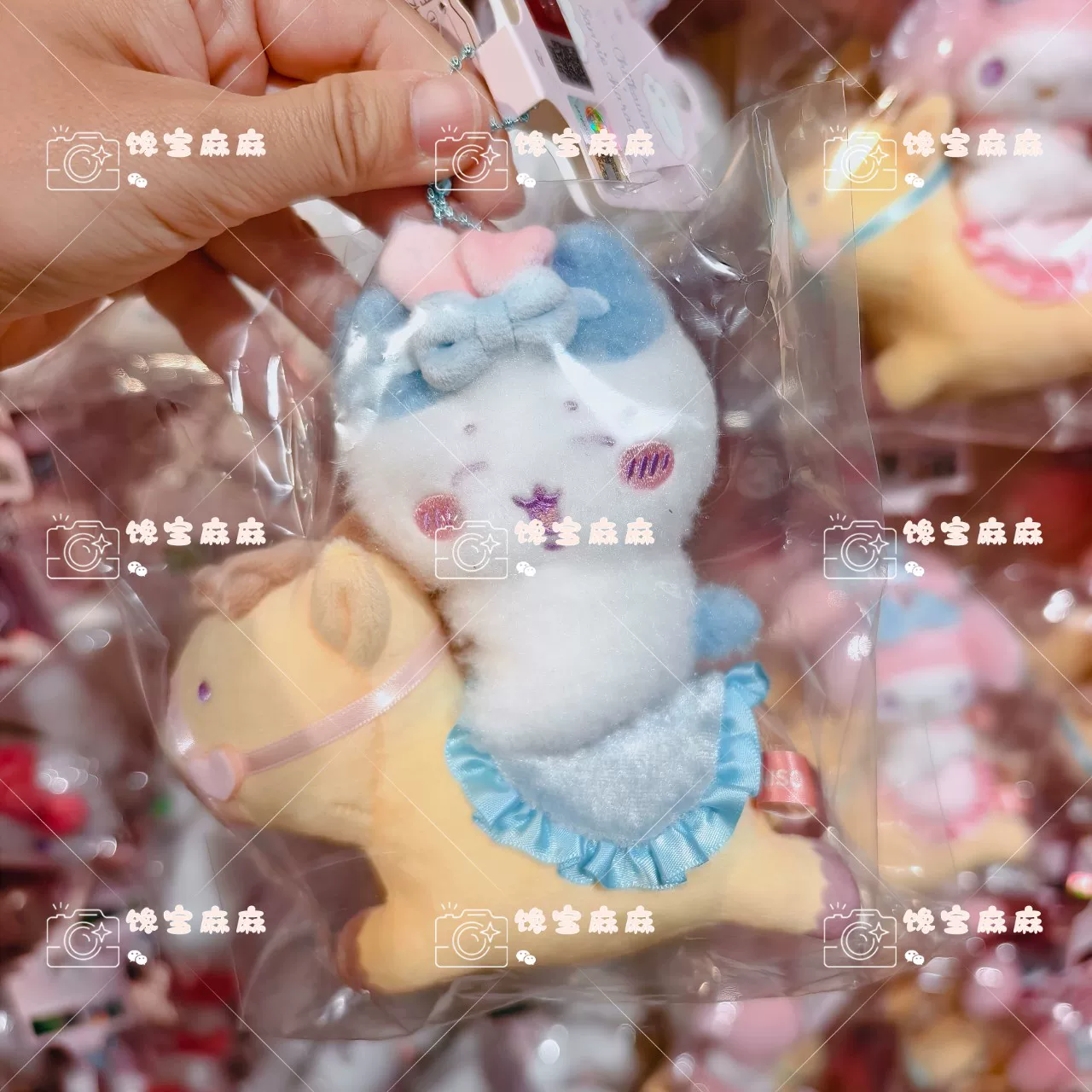 Плюшевая подвеска-подвеска для коробки сюрпризов с ко-брендом Miniso Chiikawa из семьи Sanrio, подвесной декоративный молоток