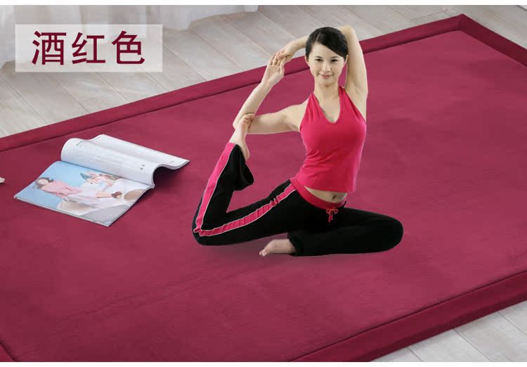 Mô hình vụ nổ đôi dày lên mở rộng dài yoga lớn mat tập thể dục mat mat yoga để tăng thảm nhảy trẻ em thảm yoga định tuyến