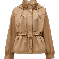 ONLY2023 new autumn and winter retro commuter style hooded waist loose windbreaker jacket for women) 123336025