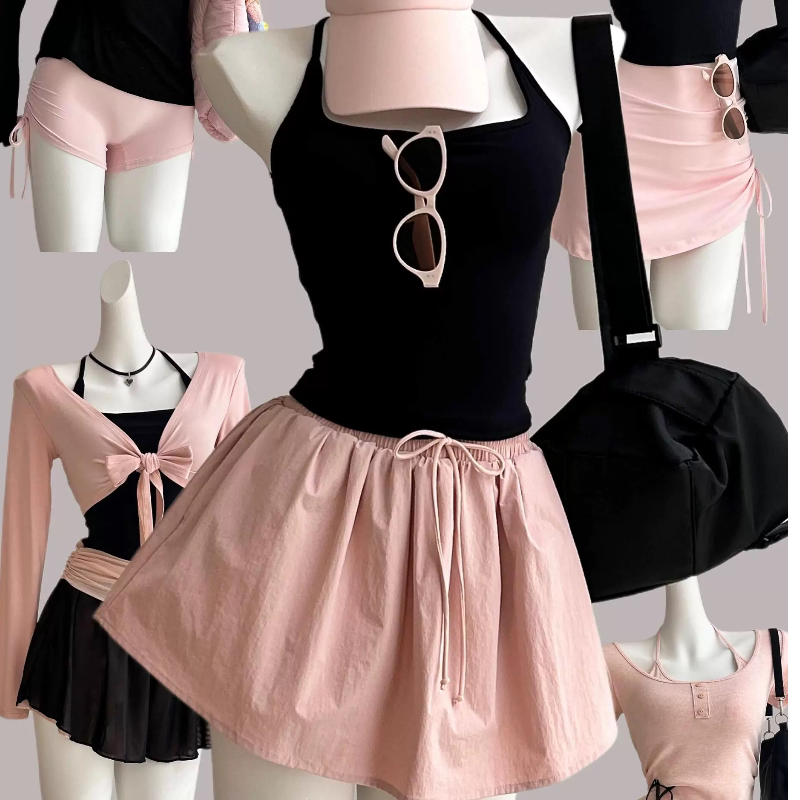 Yoga Short Skirt with Faux Two-Piece Design, Anti-Exposure, Breathable, with Pockets, Puffy Flower Bud Skirt, Suitable for Tennis, Sports, Running, and Fitness Yoga Short Skirt with Faux Two-Piece Design, Anti-Exposure, Breathable, with Pockets, Puffy Flower Bud Skirt, Suitable for Tennis, Sports, Running, and Fitness