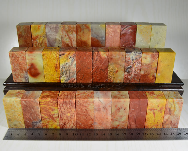 5X2 5CM Shou Mountain Stone Seal Practice Chapter Material Seal Stone Zhang Square Chapter Batch Stone Zhang Calligraphy And Calligraphy Gold Stone Seal Engraving