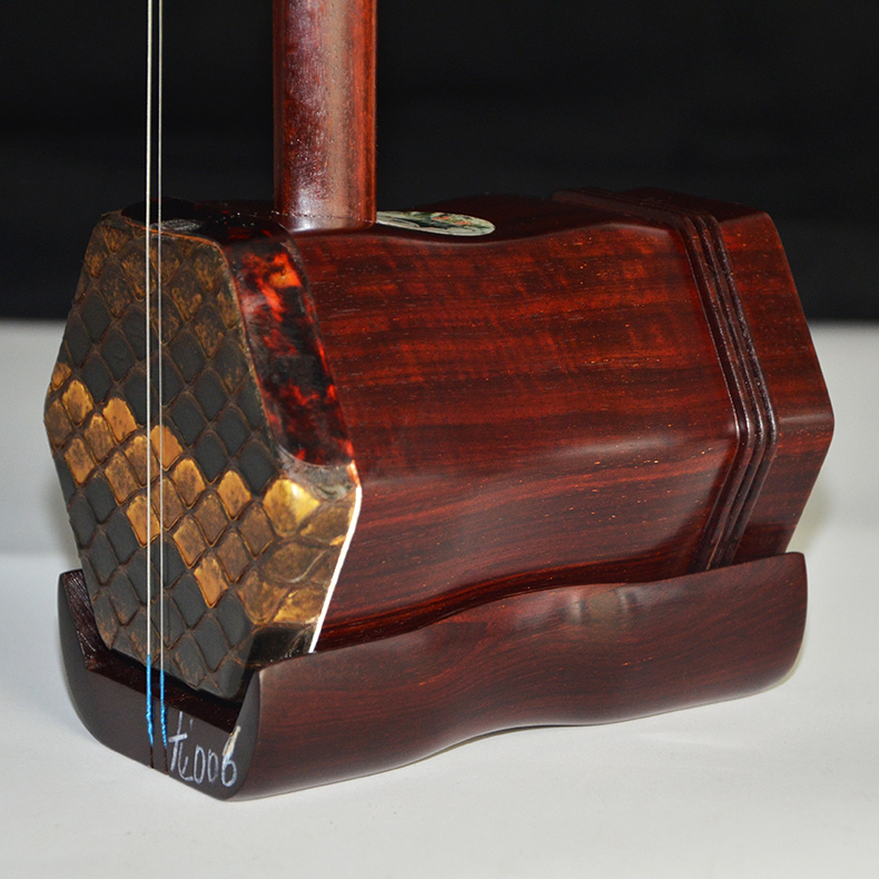 Long 尧 Ấn Độ thùy gỗ hồng mộc erhu thủ công đĩa platter cấp độ chơi nhạc cụ cũ gỗ hồng mộc erhu nhạc cụ - Nhạc cụ dân tộc sáo huân