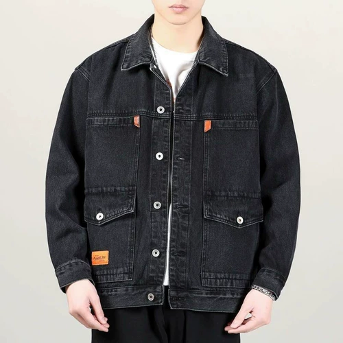 Летняя джинсовая мужская износостойкая куртка для работы, рабочая одежда, защита от ожогов