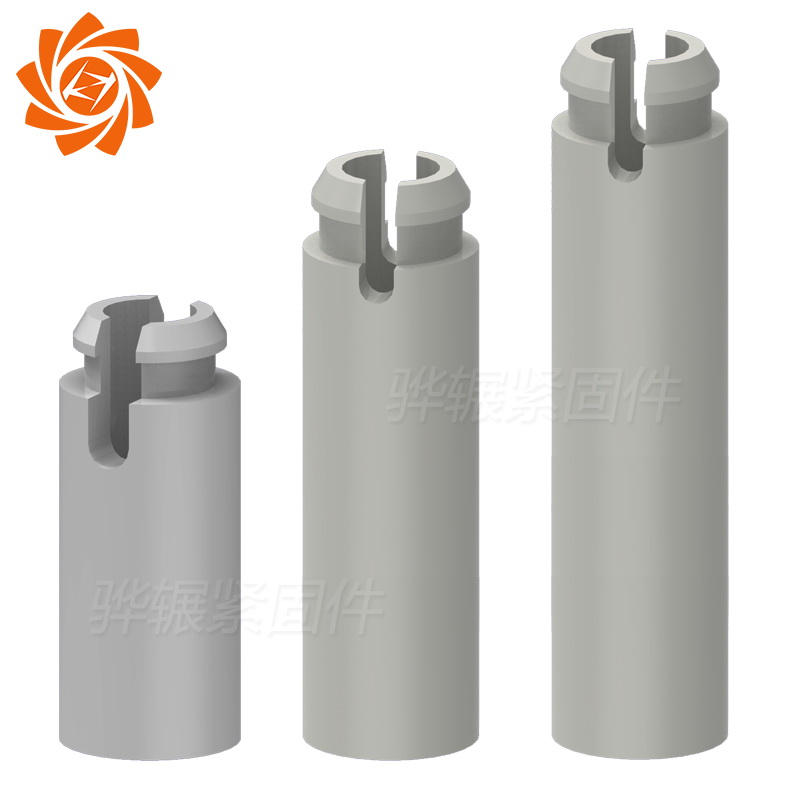 Superimposing self-stationary isolation column plastic nylon crescent column pad high column PC plate support column insulation spacer column