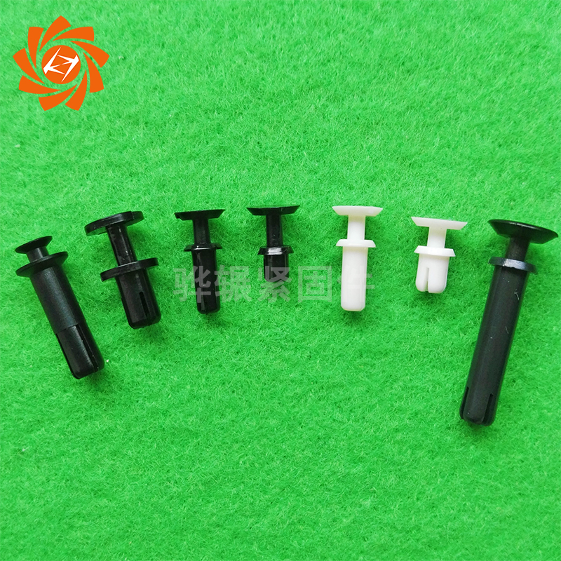 Flat head nylon rivet plastic buckle PC circuit board fixing buckle plastic fastening rubber nail expansion buckle clip