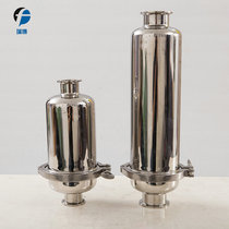 304 stainless steel pipe filter sanitary grade straight-through pipe filter quick-install clamp filter