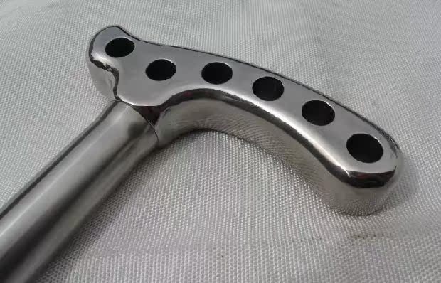 Baiwu Qibing - Nạng titan rỗng Nạng đi bộ Gậy ngắn Bộ sưu tập đũa phép - Gậy / gậy gay chong cho nguoi gia
