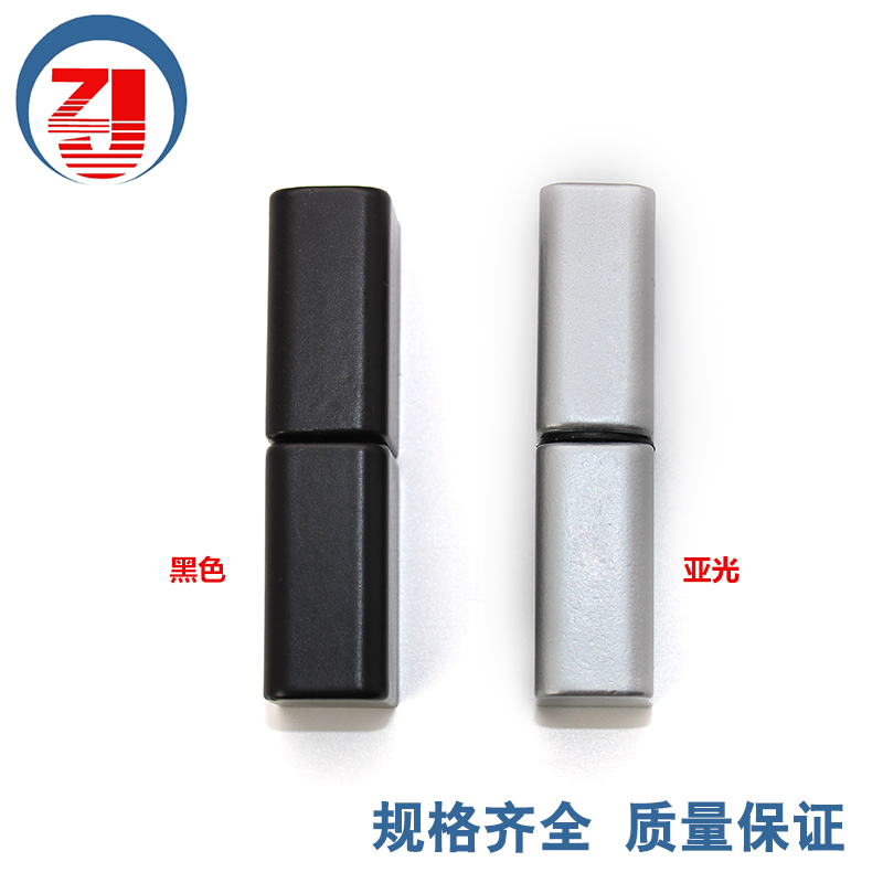 Thickened industrial machinery equipment heavy duty CL203-2 hinged zinc alloy black folding casement hinge cabinet door