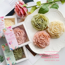 38 Gift Box Souvenir Womens Day Goddess Day Gift Flower Three-dimensional Soap Gift Box Handmade Soap Essential Oil Soap