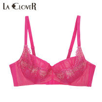 LACLOVER Fragrant Beauty series Lace embroidery 3 4 thin cup gathering bra LC12H51