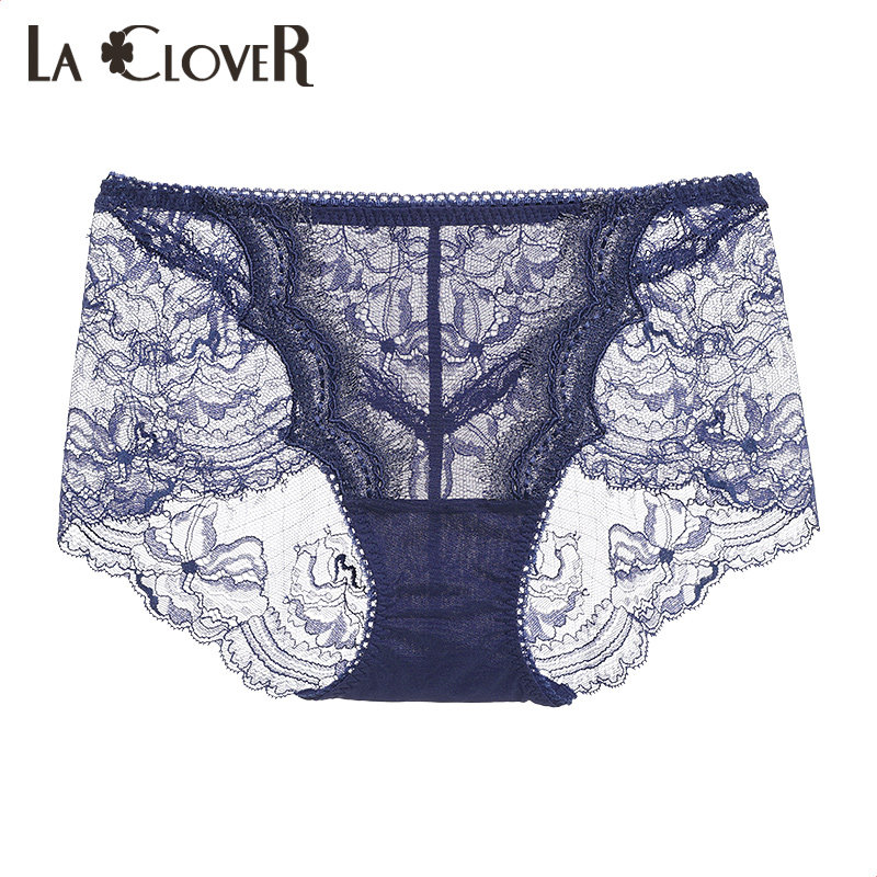 LACLOVER Moon Lower Beauty series lace lace middle waist four-corner underpants LC23GG1