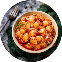 Spicy clams sea flowers turtle meat Japanese side dishes delicious snacks canned food ready-to-eat snacks scallops
