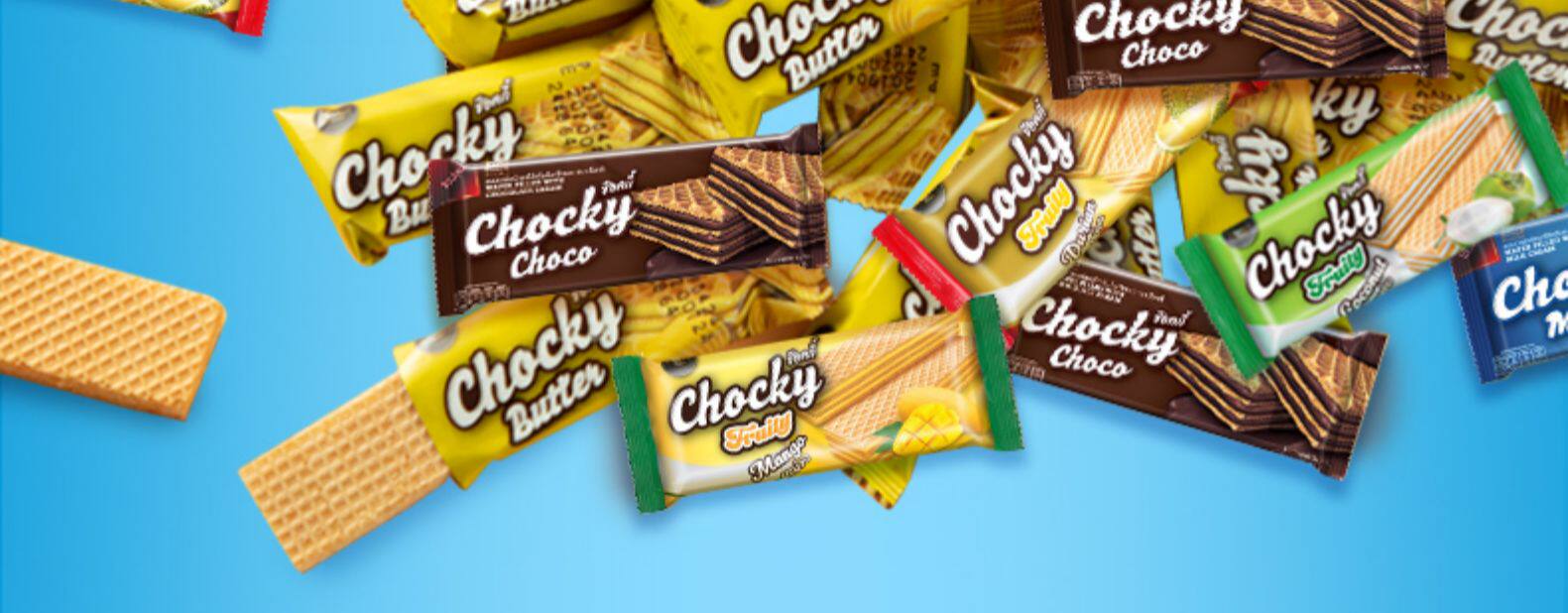 第2件0元 泰国进口 chocky 巧克力牛奶夹心威化饼干 500g 图3