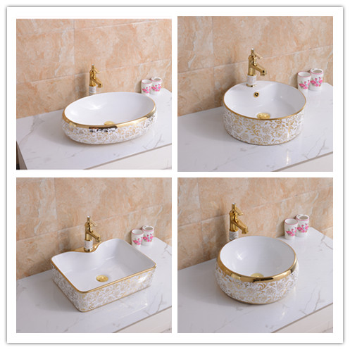 European table basin Oval mini household sink Art basin Washbasin Square washbasin Balcony small
