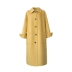 AZHU Auntie Gà Vàng Áo đôi đơn giản, chì trong quần áo len dài cho phụ nữ - Trung bình và dài Coat