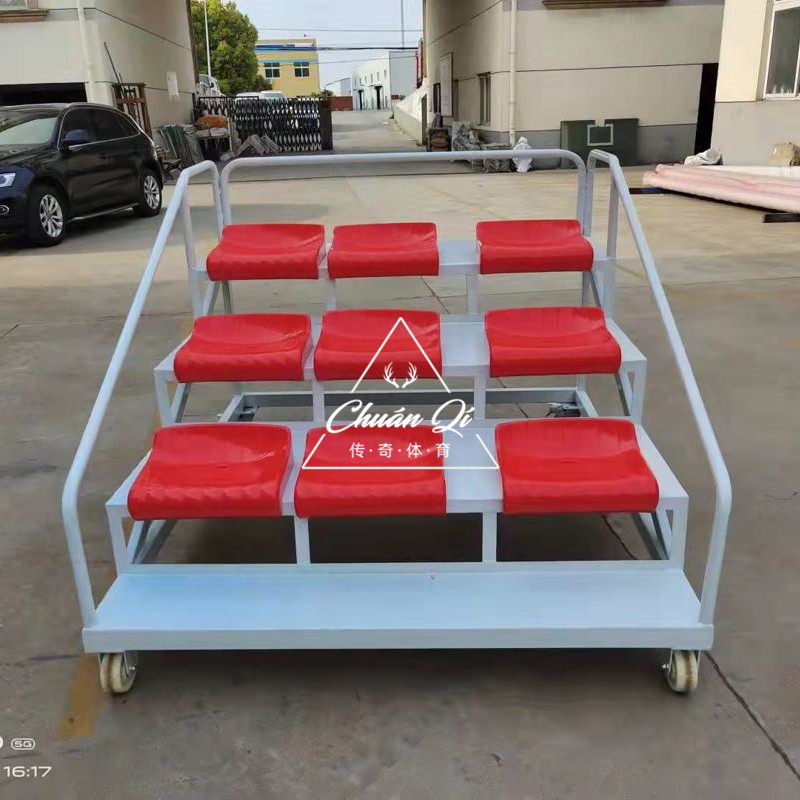 New track and field venue mobile referee table 9 with canopy finish game outdoor stand timing table direct sales