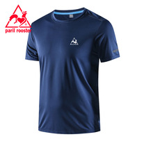 French Rooster short sleeve T-shirt mens summer large size loose sports quick-drying clothes dad dress quick-drying printed T-shirt