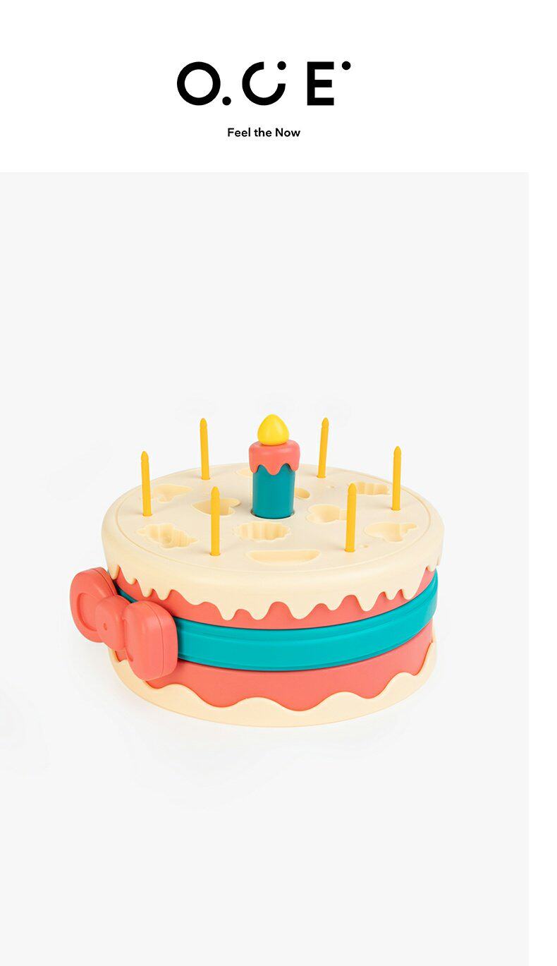 Пластилин oce家品彩泥系列-三层汉堡蛋糕机