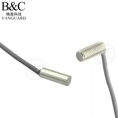 直徑6 5 M8超短型接近開關l型90度金屬感應器近接感測器直流三線