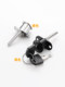 Office Desk File Cabinet Lock Cylinder, Cabinet Door Lock, Triple Drawer Lock, Cabinet Lock, Household Furniture Lock, Three-In-One Lock