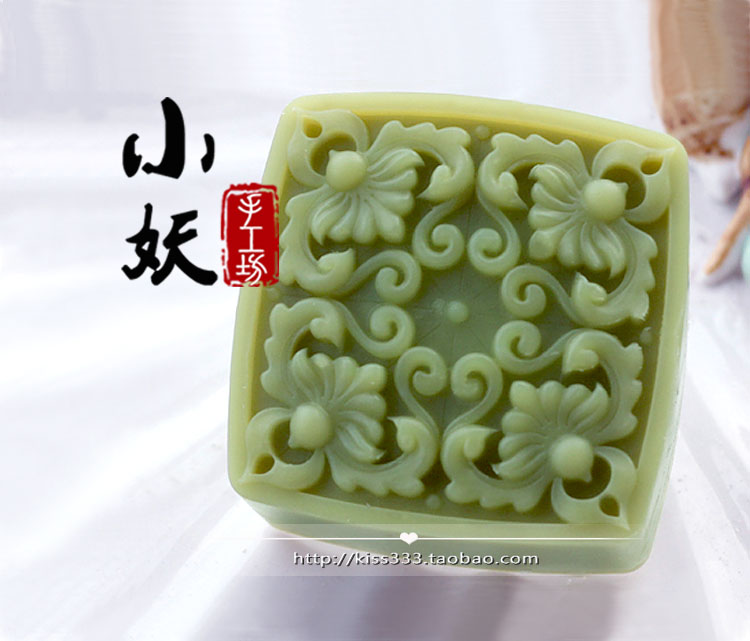 B1970diy Trung Quốc Kem làm bằng tay Xà phòng Hương thơm Mềm Silicone Silicone Khuôn Khuôn Sôcôla Thạch cao Pudding Mousse khuôn làm bánh flan