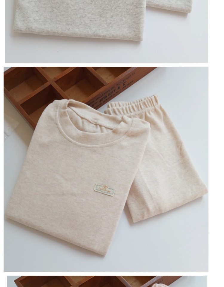 Cotton mùa thu và mùa đông trẻ em đồ lót nhiệt cotton áo len mùa thu quần quần nhung cotton đồ lót set bé trai và bé gái đồ ngủ đồ bộ mặc nhà dài tay vải cotton cho bé