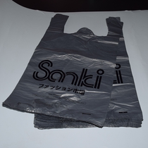 Thickened Black gray vest bag wholesale vest bag bag supermarket packing shopping portable garbage bag wholesale