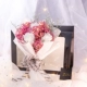 Подарочная коробка черного окна (Rose Red Full Star Bouquet+белое вкусовое мыло цветок+трава любовника) Frank+Light
